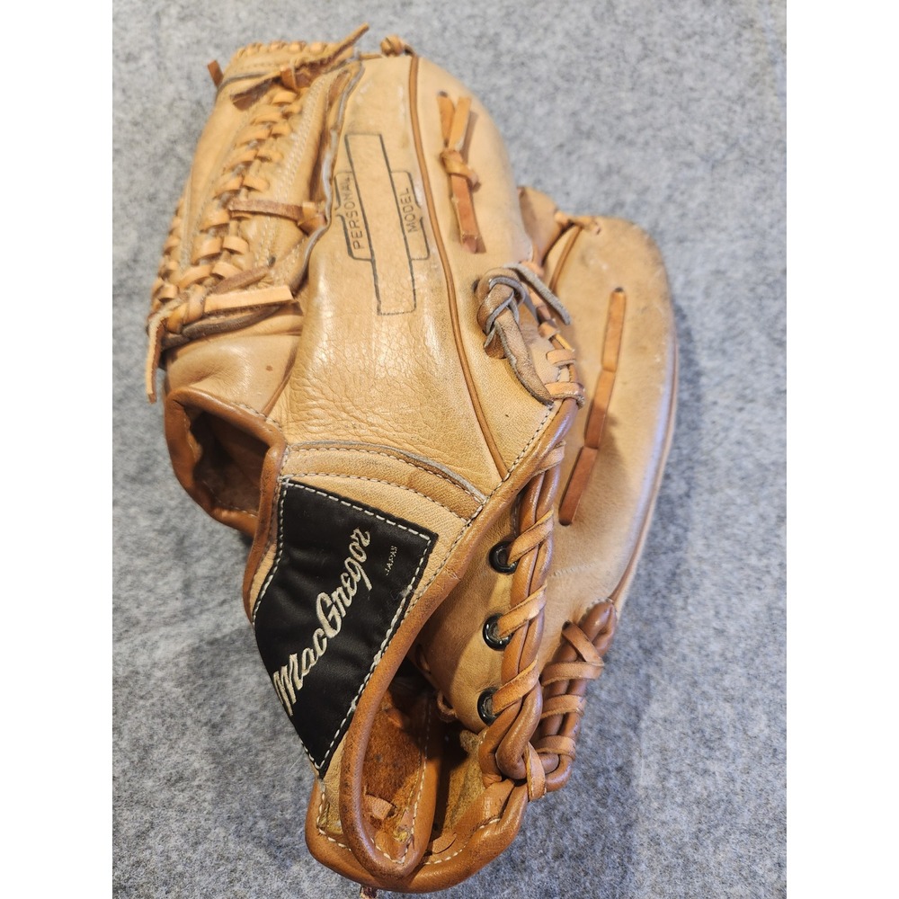 Vintage MacGregor 861 Rod Carew Personal Model Baseball‎ Glove Leather Japan RHT